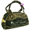 Suede Bowling Handbag (Black)