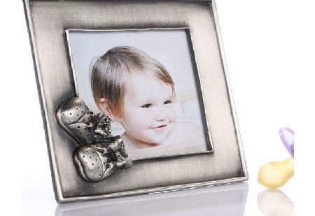 baby Photo Frame with Booties
