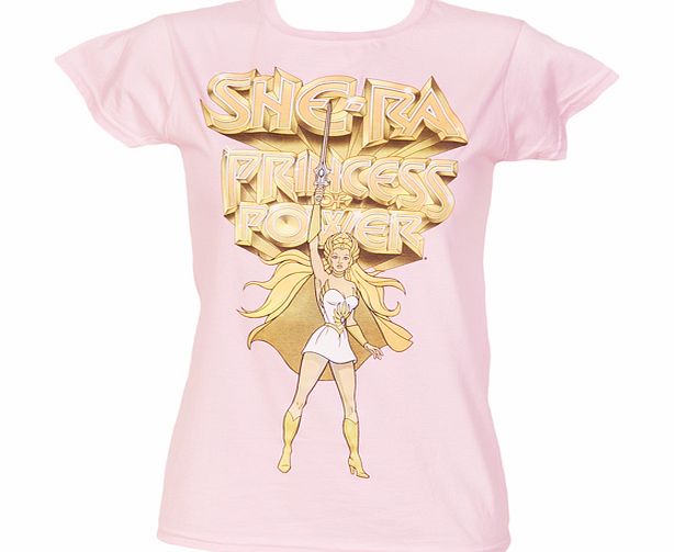 Pink She-Ra Princess of Power Ladies T-Shirt