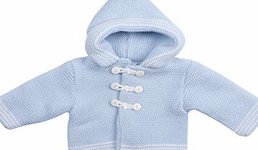 BABYTOWN Baby Boys Girls Chunky Pram Coat Cardigan Hooded Button Up Newborn