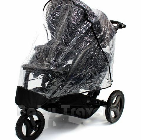 Graco Trekko Twin Tandem Raincover Heavy Duty Profesional