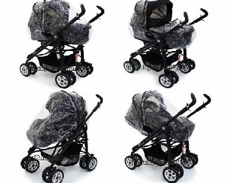 Baby Travel Mamas amp; Papas Switch Pram Pushchair Raincover (Zipped ZIKO)