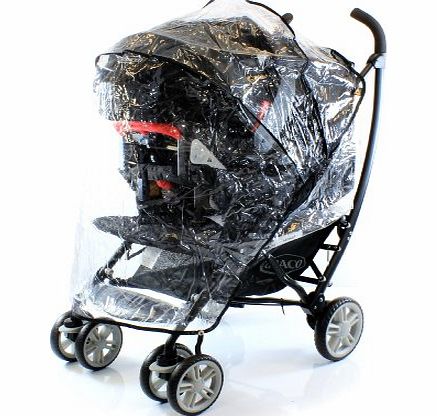 Baby Travel Rain Cover Graco Mosaic Stroller And Travel System Also fits Mirage, Hauck Shopper
