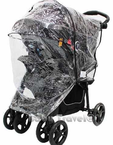 Baby Travel Raincover For Graco Sterling Travel System & Stroller Mode, HEAVY DUTY Design