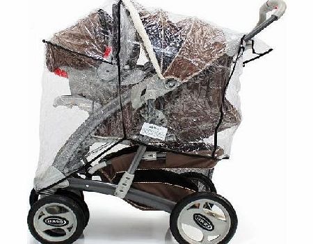 Baby Travel Travel System Rain Cover Universal Fit