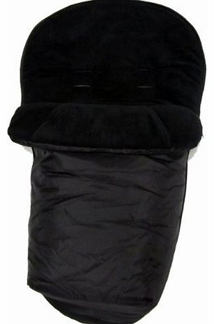 Baby Travel Universal Footmuff (Black)