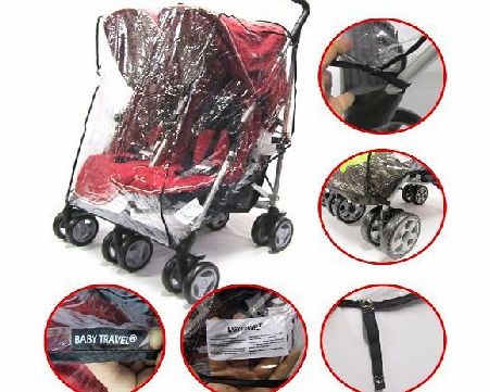 Baby Travel Universal Twin Side By Side Raincover