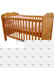 Cecilia Antique Pine Cot Bed