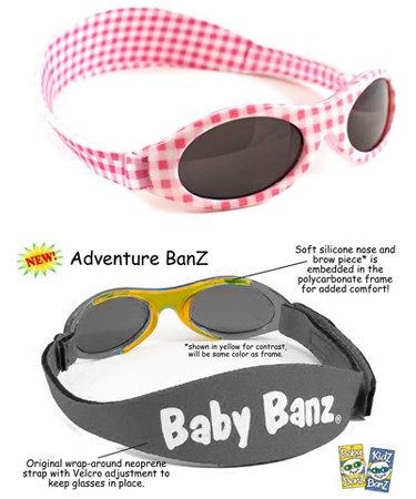BabyBanz Pink Gingham Adventurer Banz