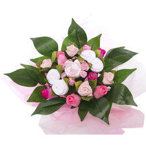 BabyBlooms Bouquet- Medium- Pink