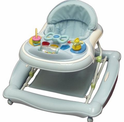 On-the-go Baby Walker with Rocker (Blue)