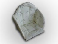 BabyDan HighChair Cushion - cream/White Bears