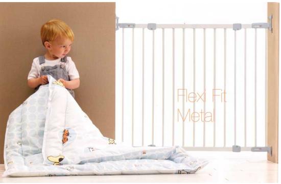 Flexi Fit Wall Mounted Metal Baby Safety