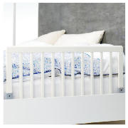 BabyDan Wooden Bed Rail, White