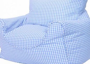 Babyface Bean Bag Chair - Blue Gingham