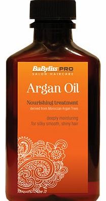 BaByliss  Pro Salon Haircare Argan Oil Nourishing Treatment From Moroccan Argan Trees 100ml