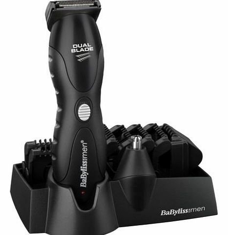 BaByliss Brand New BABYLISS LITHIUM 10 IN 1 GROOMING KIT MENS DUAL BLADE HAIR TRIMMER CLIPPER
