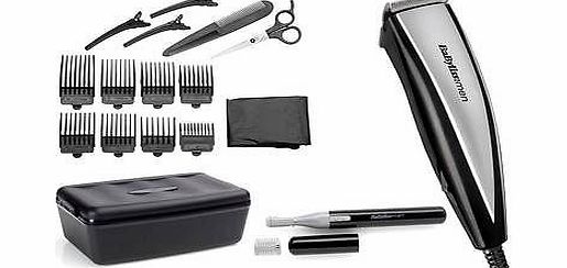 BaByliss HIGH QUALITY BABYLISS 20 PIECE MENS HAIR CLIPPER TRIMMER SET HOME HAIR CUTTING KIT