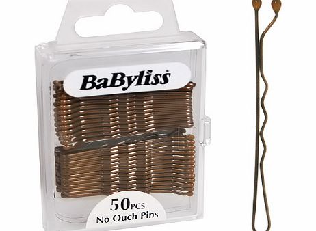 Babyliss No-Ouch Brown Hair Pins x 50