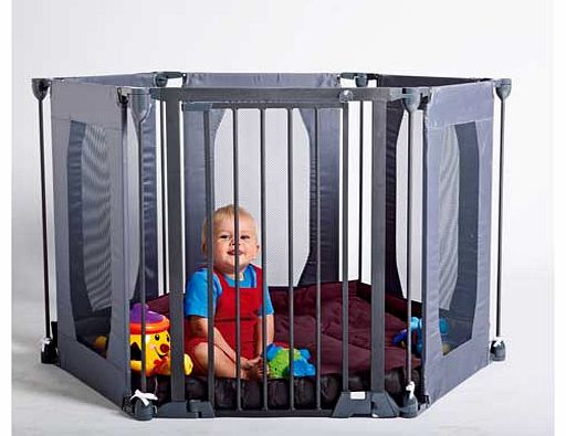 BabyStart Fabric and Metal Playpen