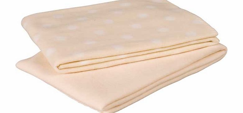 BabyStart Fleece Blanket Set - Natural
