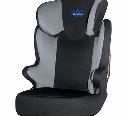 BabyStart Scoot Group 2-3 Car Seat - Black