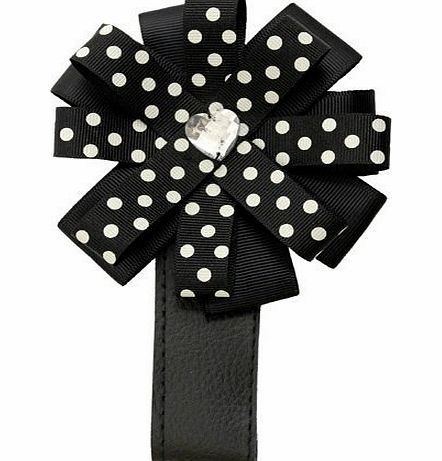 Babystyle  Prestige Ribbon Black Polka Dot