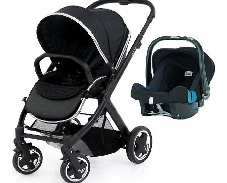 BabyStyle Oyster 2 Black/Black Baby-Safe SHR Set 1