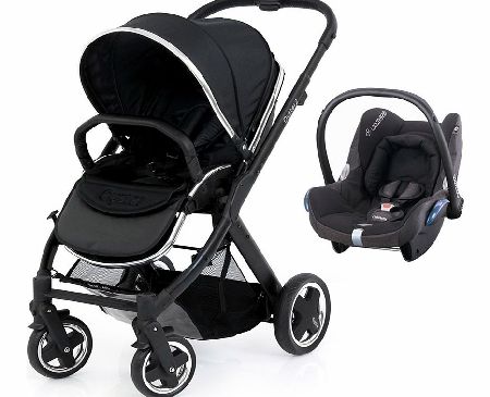 BabyStyle Oyster 2 Black/Black Cabriofix Set 1