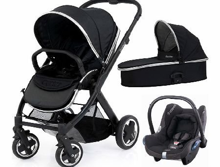 BabyStyle Oyster 2 Black/Black Cabriofix Set 2