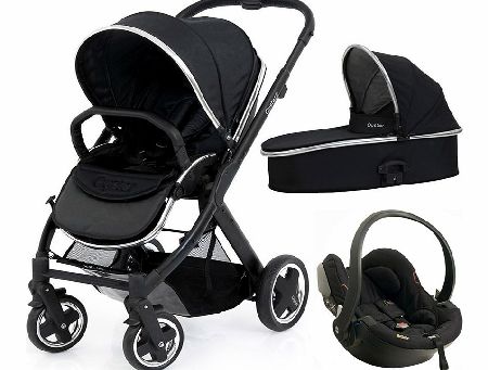 BabyStyle Oyster 2 Black/Black Izi Go Set 2