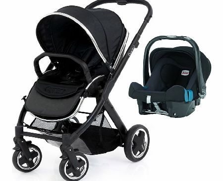 BabyStyle Oyster 2 Black/Black Set 1 Baby-Safe SHR