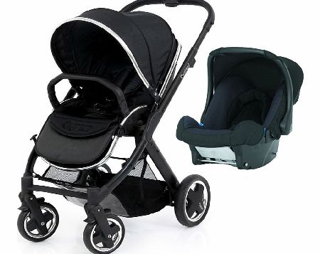 BabyStyle Oyster 2 Black/Black Set 1 Baby-Safe