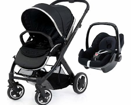 BabyStyle Oyster 2 Black/Black Set 1 Pebble