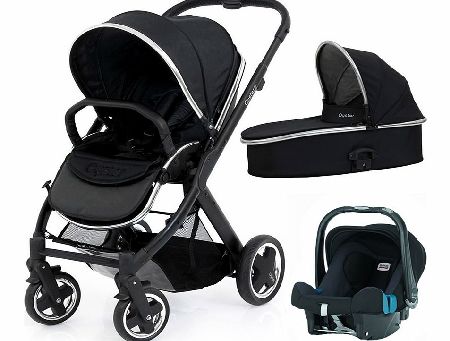 BabyStyle Oyster 2 Black/Black Set 2 Baby-Safe SHR