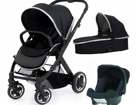 BabyStyle Oyster 2 Black/Black Set 2 Baby-Safe