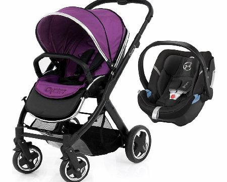 BabyStyle Oyster 2 Black/Grape Aton Set 1