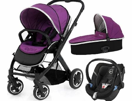 BabyStyle Oyster 2 Black/Grape Aton Set 2