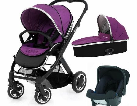 BabyStyle Oyster 2 Black/Grape Baby-Safe Set 2