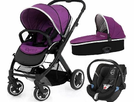 BabyStyle Oyster 2 Black/Grape Set 2 Aton