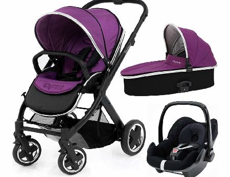 BabyStyle Oyster 2 Black/Grape Set 2 Pebble