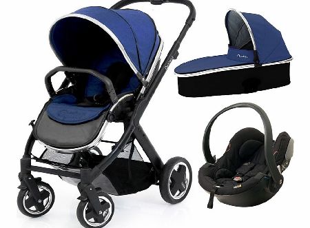 BabyStyle Oyster 2 Black/Navy Izi Go Set 2