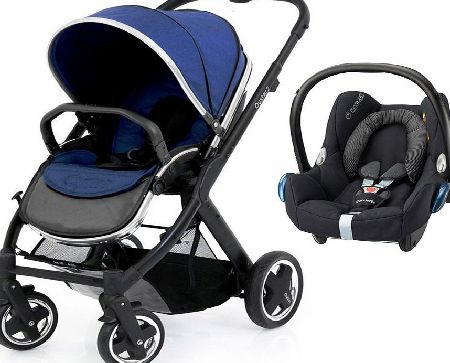 BabyStyle Oyster 2 Black/Navy Set 1 Cabriofix