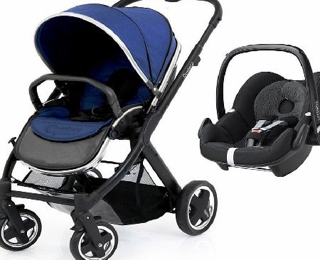 BabyStyle Oyster 2 Black/Navy Set 1 Pebble
