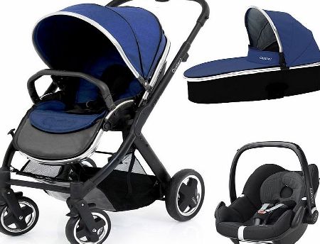 BabyStyle Oyster 2 Black/Navy Set 2 Pebble