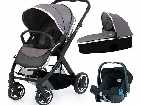 BabyStyle Oyster 2 Black/Slate Baby-Safe SHR Set 2