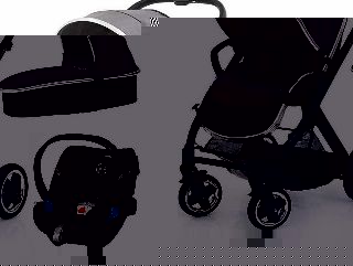 BabyStyle Oyster 2 Black/Slate Set 2 Aton