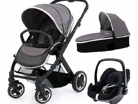 BabyStyle Oyster 2 Black/Slate Set 2 Pebble