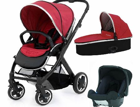 BabyStyle Oyster 2 Black/Tomato Baby-Safe Set 2