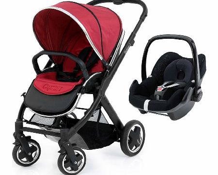 BabyStyle Oyster 2 Black/Tomato Pebble Set 1